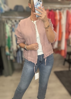 pinklinenbomberjacket