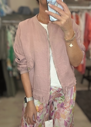 pinklinenbomberjacket Thumb