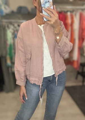 pinklinenbomberjacket Thumb