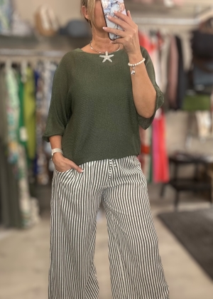 linenstripetrouser Thumb