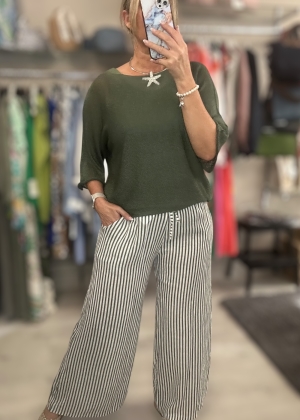 linenstripetrouser Thumb