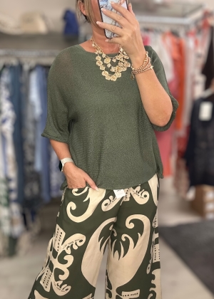 khakiprintedtrouser Thumb