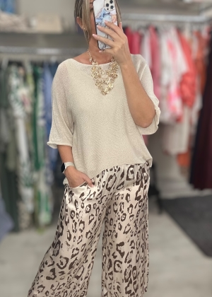 creamprinttrouser Thumb