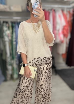 creamprinttrouser Thumb