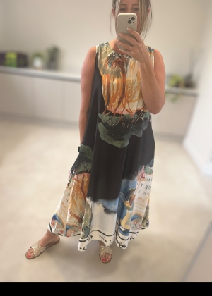 blackprinteddress