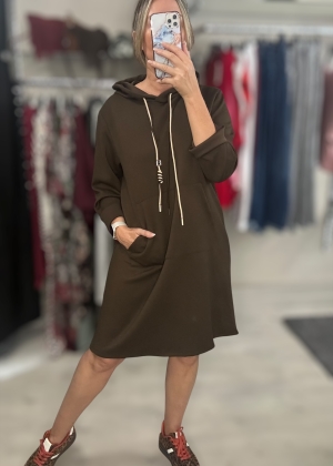 brownhoodydress