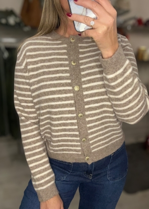 beigestripecardigan
