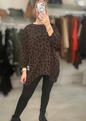 brownleopardtop