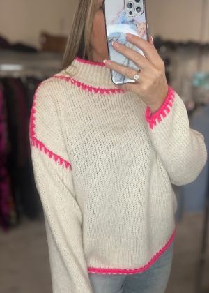 creamknitwithpinkstitching Thumb