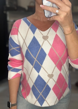 pinkargyleknit Thumb