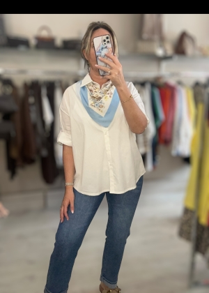 bluescarfandshirtset