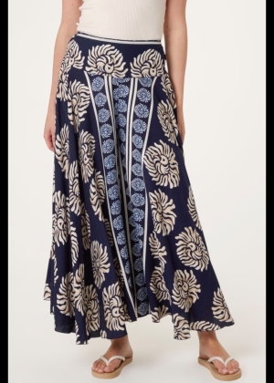 navyprintedculottes