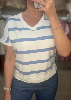 bluestripetop
