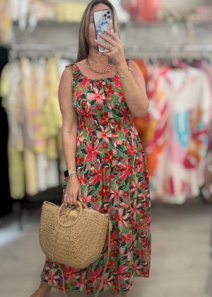 greenfloraldress