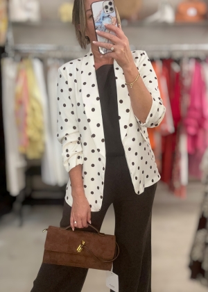 brownpolkadotblazer