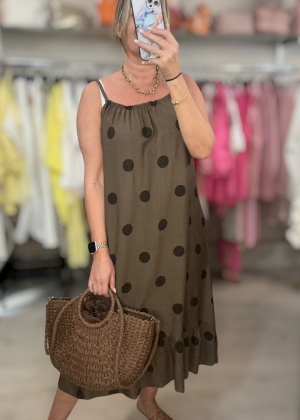 brownspottysundress