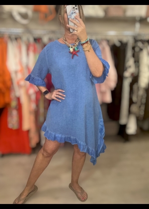 bluelinendress