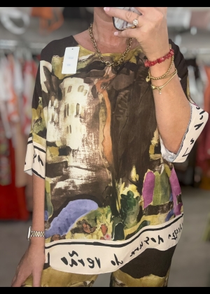 brownprintedtop