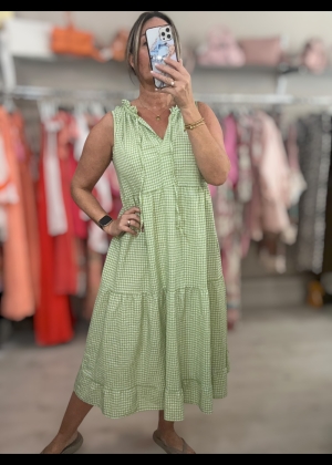 greenginghamdress