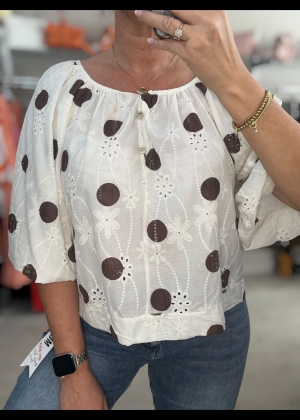brownpolkadottop Thumb