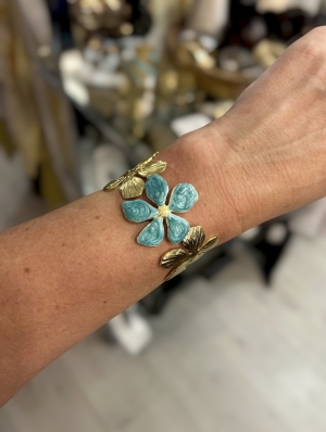 turquoiseflowerbangle
