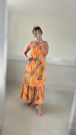 orangeprintdress Thumb