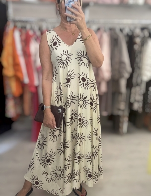 brownsunprintdress