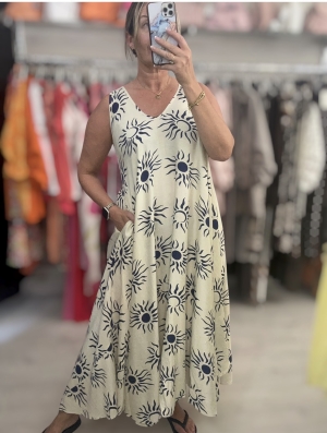 navysunprintdress