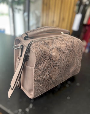 pinksnakeprintbag
