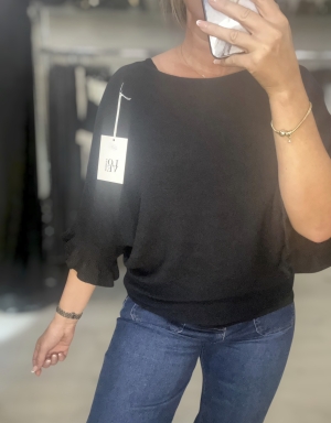 blackfrillsleeveknit Thumb