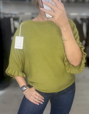 limefrillsleeveknit Thumb