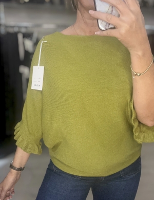 limefrillsleeveknit Thumb