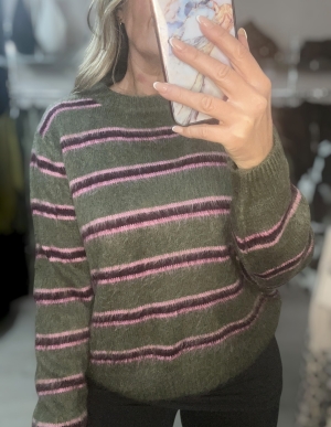 khakistripeknit Thumb
