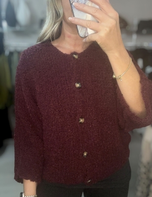 winebouclecardigan Thumb