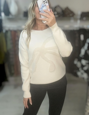 creambowknit