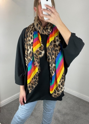 leopardrainbowscarf