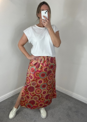 orngeprintedskirt Thumb