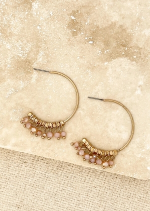 gold charm earrings Thumb