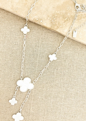 silverclovernecklace