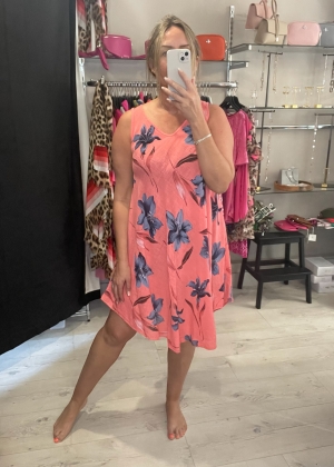 coral sundress