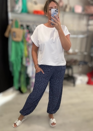 navyleopardtrouser