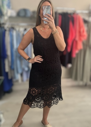 blackcrochetdress