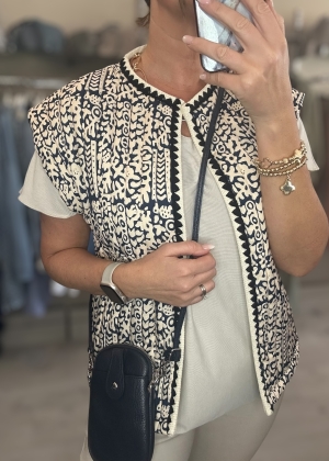 navyprintgillet