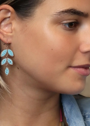 blueleafearrings