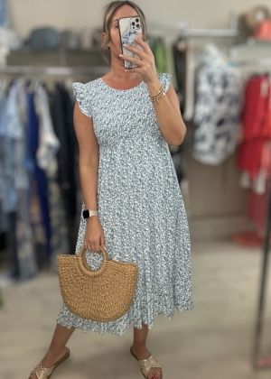 bluefloraldress