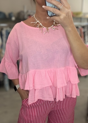pinklinentop